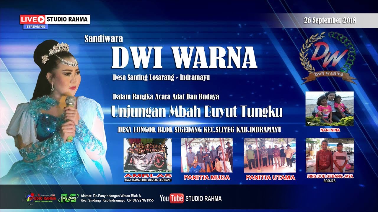 Live Siang | DWI WARNA | Unjungan Buyut Tungku - Sigedang | Rabu 26 September 2018