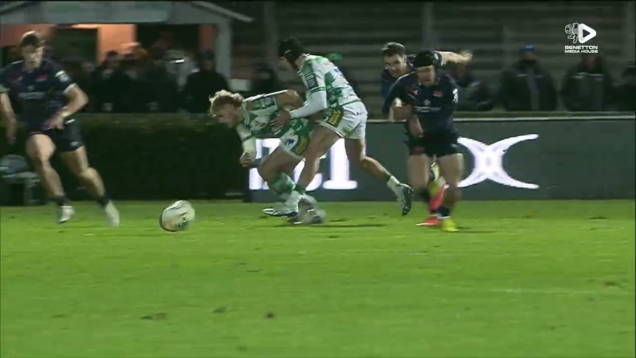 Highlights Round 9 URC: Benetton Rugby vs Edinburgh Rugby 14-15