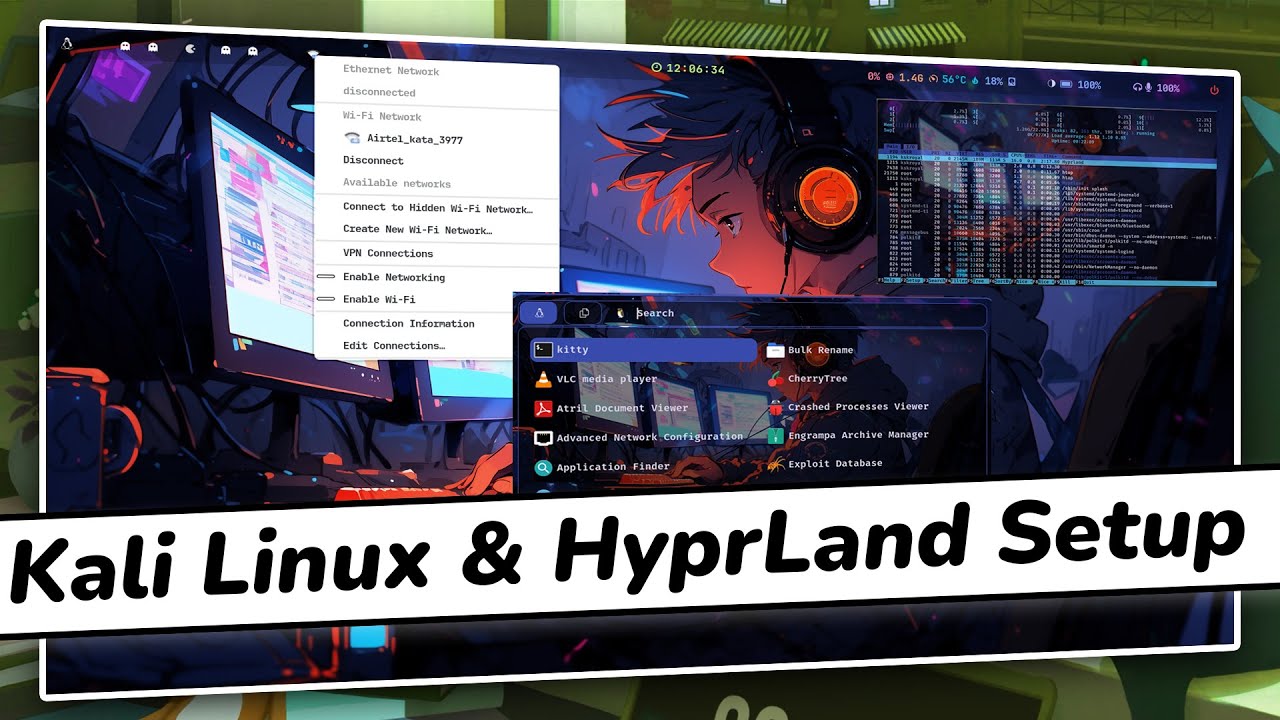 Сделайте свой рабочий стол Kali Linux профессиональным // Удивительная настройка Kali Linux и HYP...