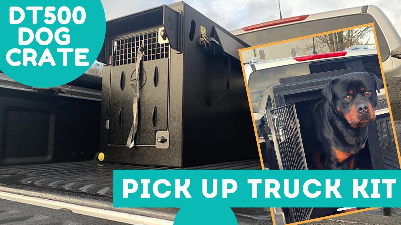 DT-500 Dog Crate for Pickup Truck Bed.