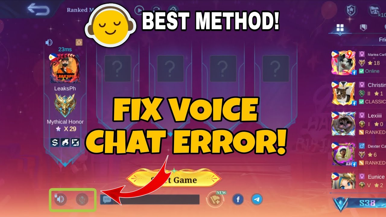 TIPS KUNG PAANO MA FIX (VOICE CHAT PROBLEM) sa Mobile Legends!