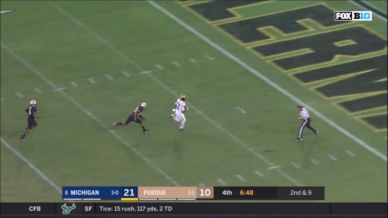 2017: Michigan 28 Purdue 10