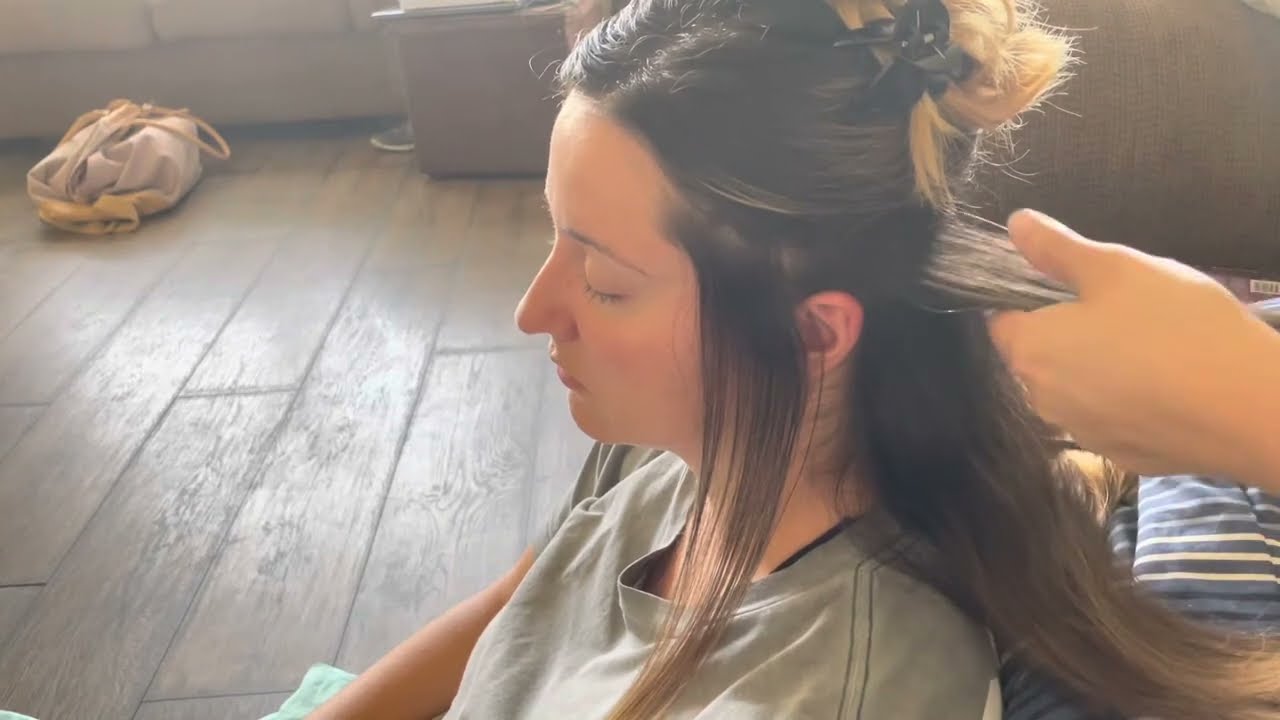 ASMR // Straightening Jordan’s Hair | Straightener Sounds | No Talking