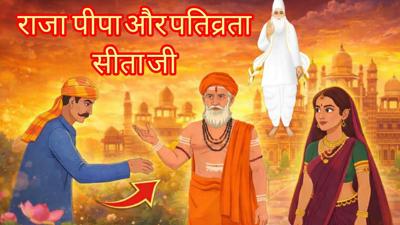 भक्त पीपा जी और पतिव्रता सीता की अमर कथा | कबीर साहेब की कृपा | 2D Animation 
