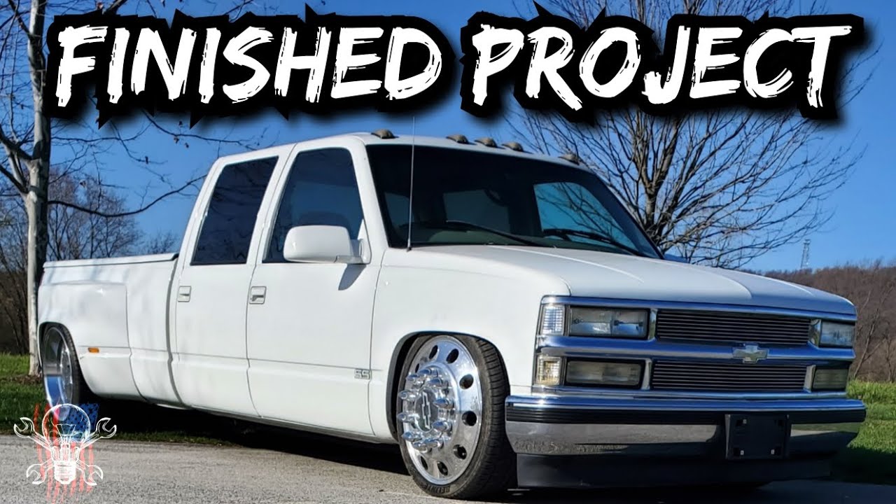 OBS Chevy Dually Project Recap (Cinematic Edit) Airbags - 8 To 10 Lug Adapters - Milled Alcoas 😎