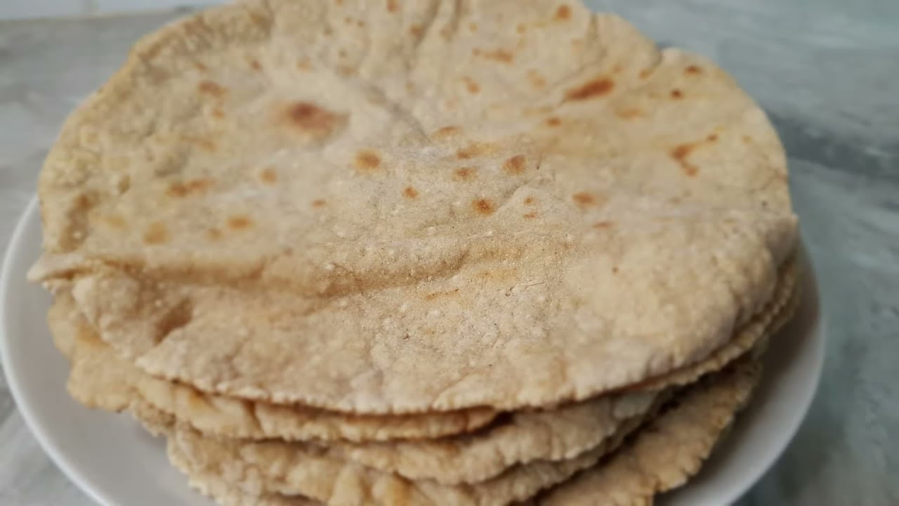 GLUTEN FREE INDIAN BREAD :JUWAR ROTI  / SORGHUM FLOUR BREAD