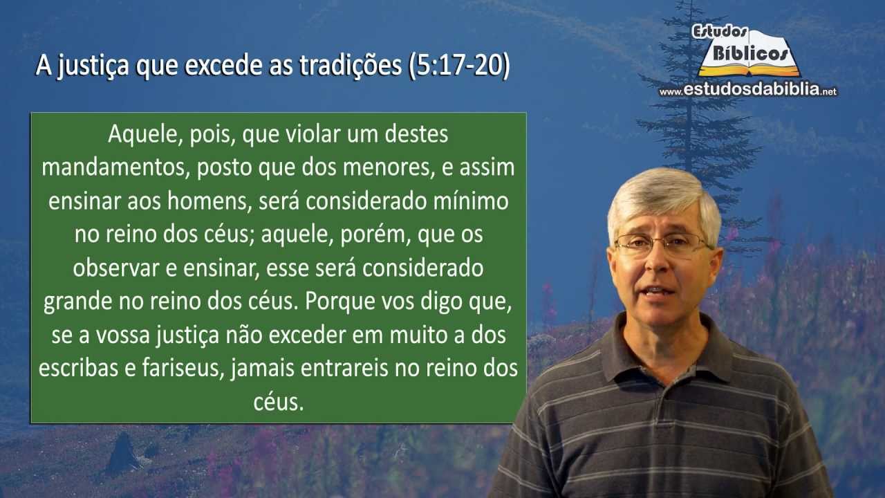 A Justiça que o Rei Exige (Mateus 5:17-20)