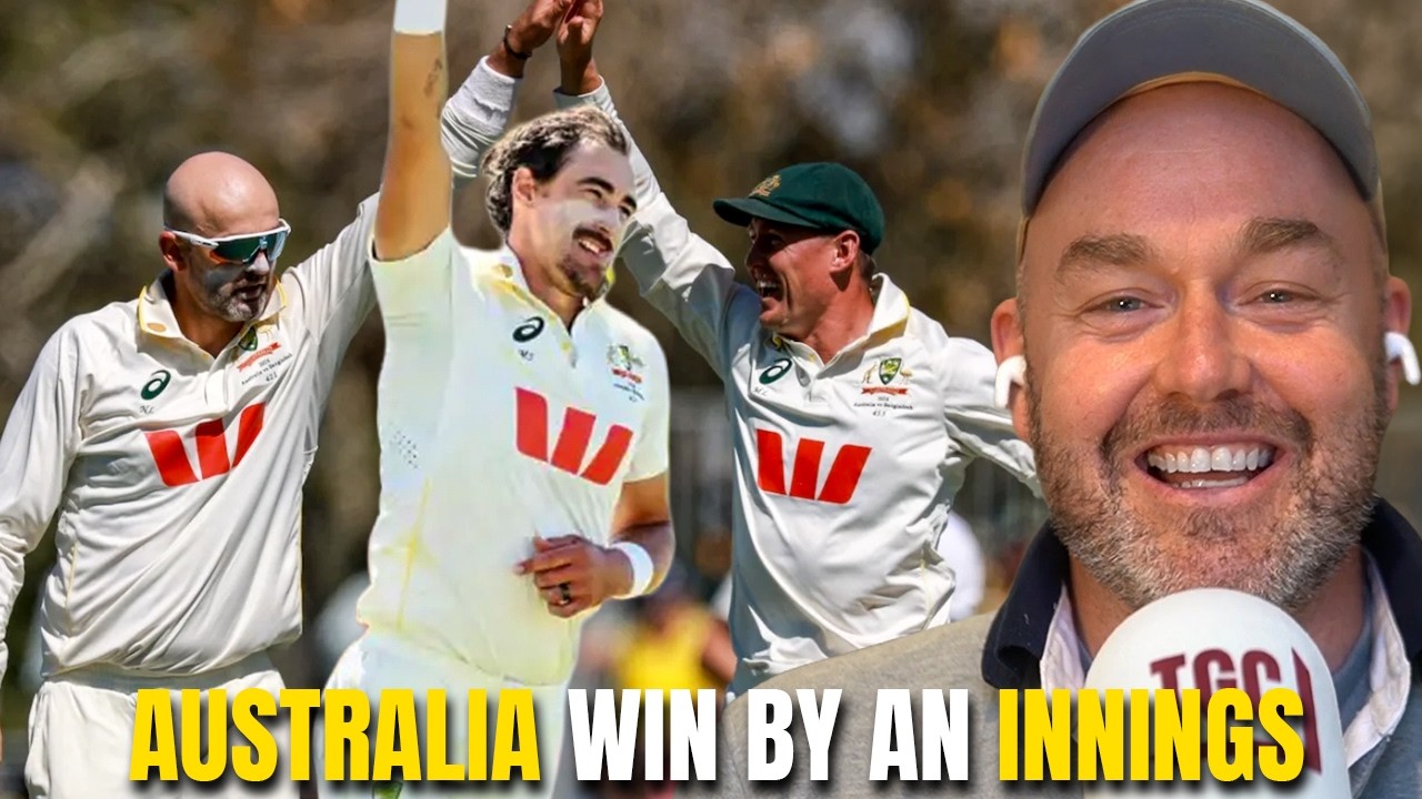Dreadful Australia win by an innings | Day 2 | AUS v BAN | Mackay Test