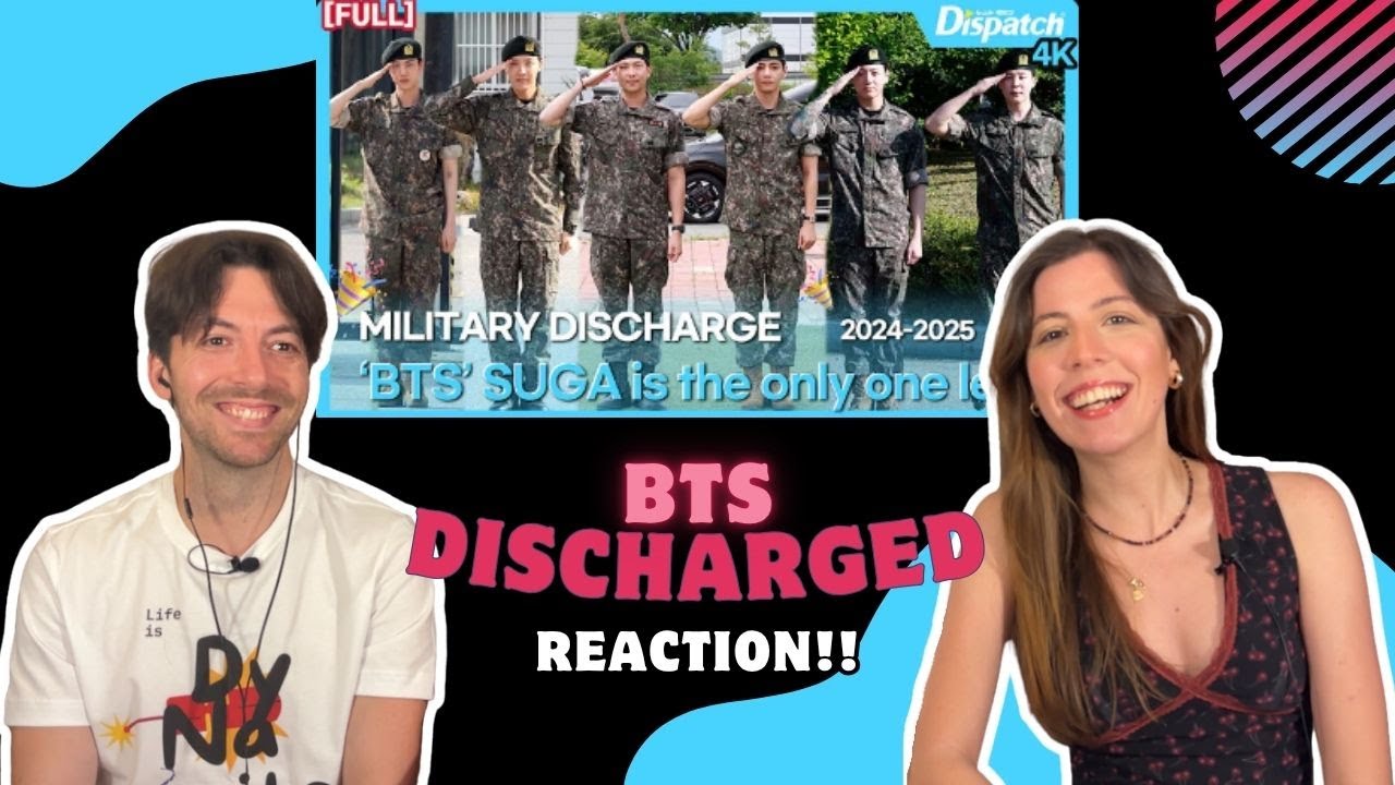 BTS Military Discharge REACTION! They are finally back!!! (So we did..)