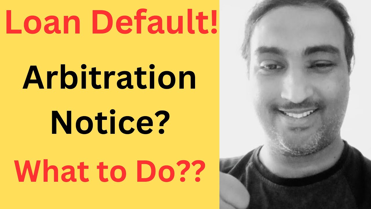 Arbitration Notice Personal Loan | Arbitration Notice Credit Card