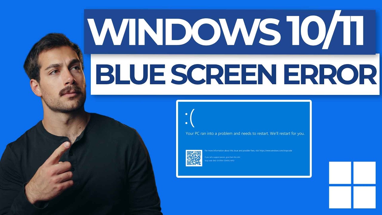 Ваше устройство столкнулось с проблемой и нуждается в перезагрузке &mdash; Windows 10/11 | Ошибка синег...
