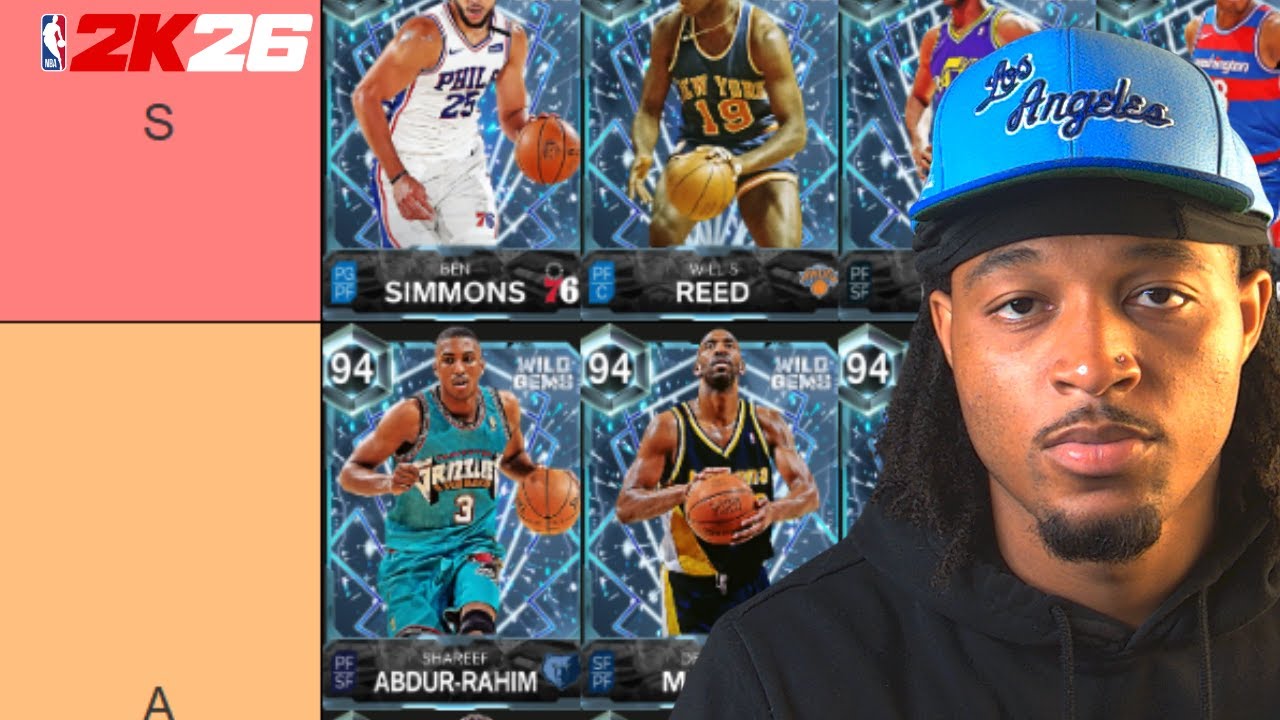 РЕЙТИНГ КАРТ ДИКИХ КАМНЕЙ В СПИСКЕ УРОВНЯ В NBA 2K26 MYTEAM