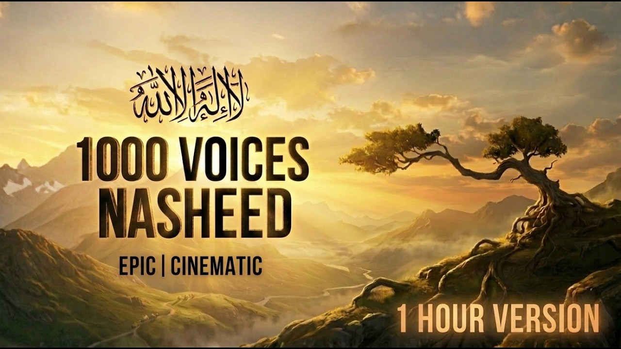 1000 Voices Nasheed | 1 Hour Zikr | La Ilaha Illallah | Allah hu Allah