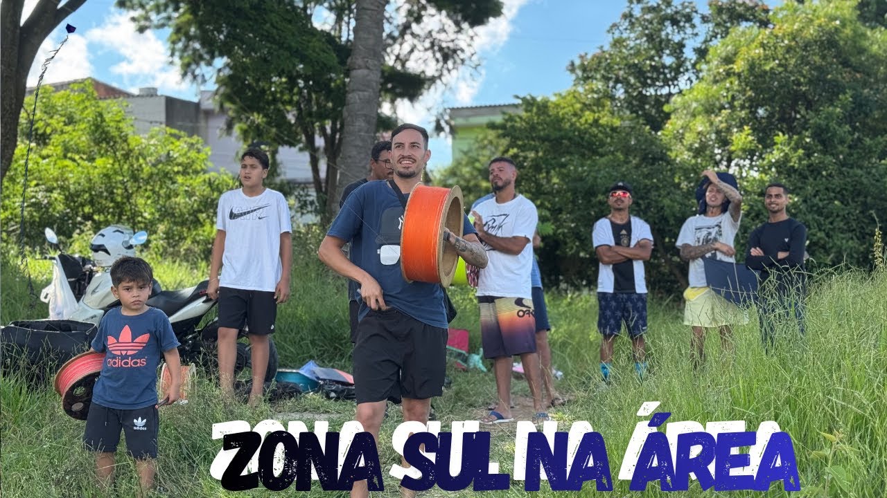 Zona Sul colou no morro das pipas