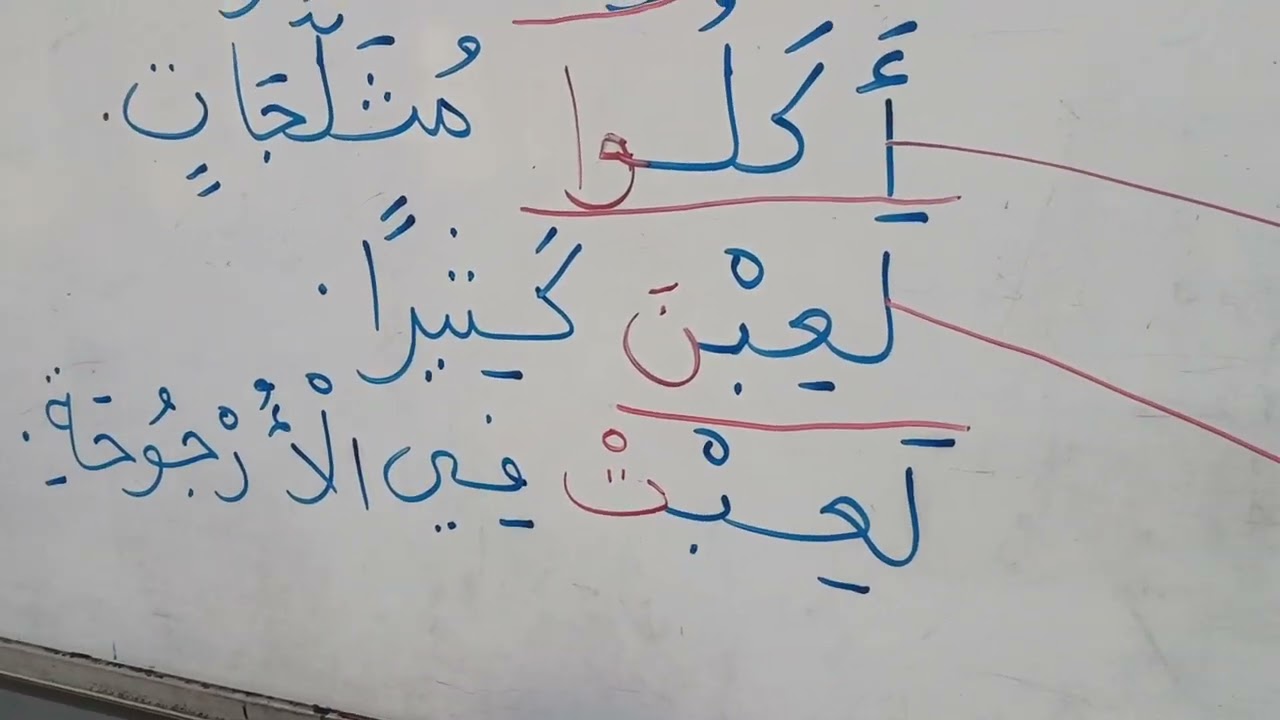 مراجعة التراكيب اللغوية ضمائر الغائب مع الفعل الماضي