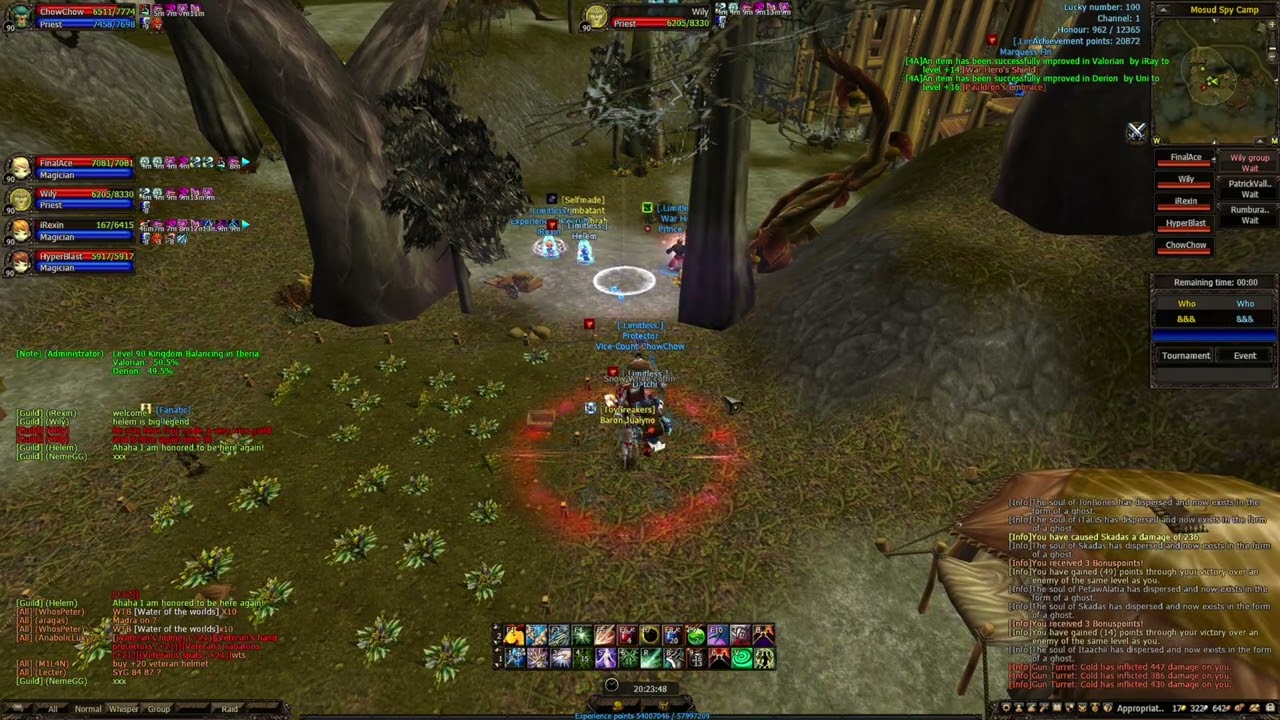 4Story 4Ancient LIMITLESS Territory War|  Hesed Defending #1