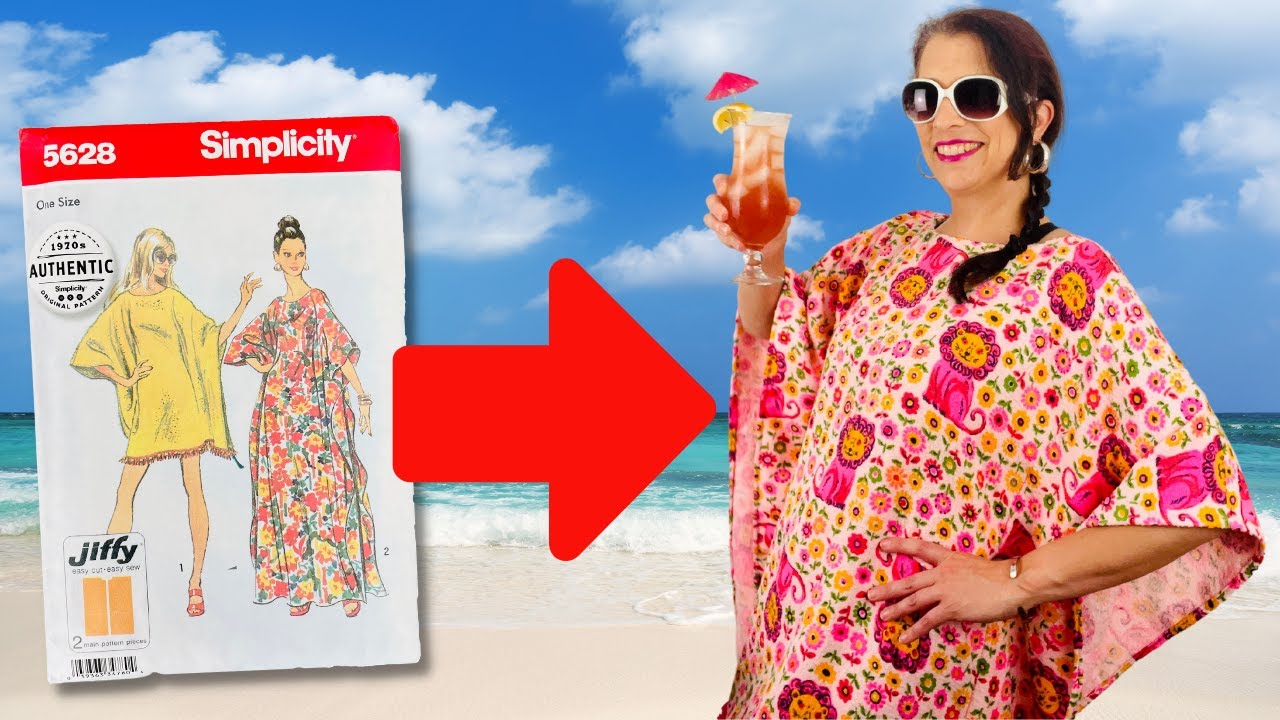 Essential Sew Along Tips for a Perfect Caftan Swimsuit Cover-up
