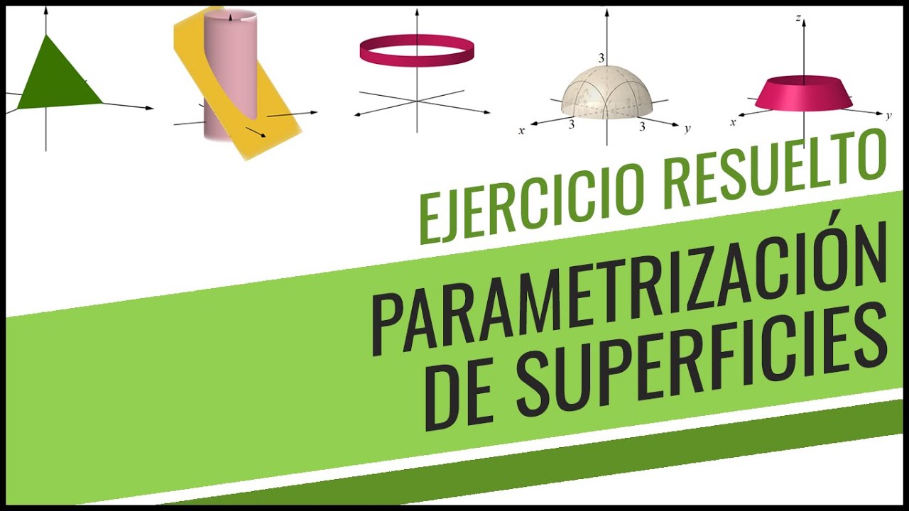 EJERCICIO RESUELTO - Parametrización de superficies - Análisis 2
