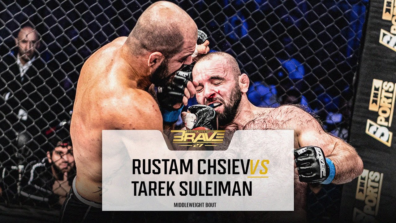 FREE FIGHT | Tarek Suleiman vs Rustam Chsiev | BRAVE CF 27