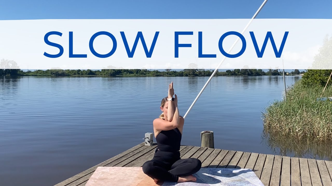 Slow and Relaxing Flow 💫 15 Minute Hatha Yoga Class | Doga Yoga