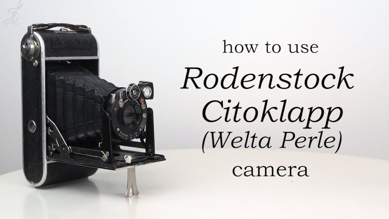 Rodenstock Citoklapp (Welta Perle) folding 6x9 camera: How to use - Video manual