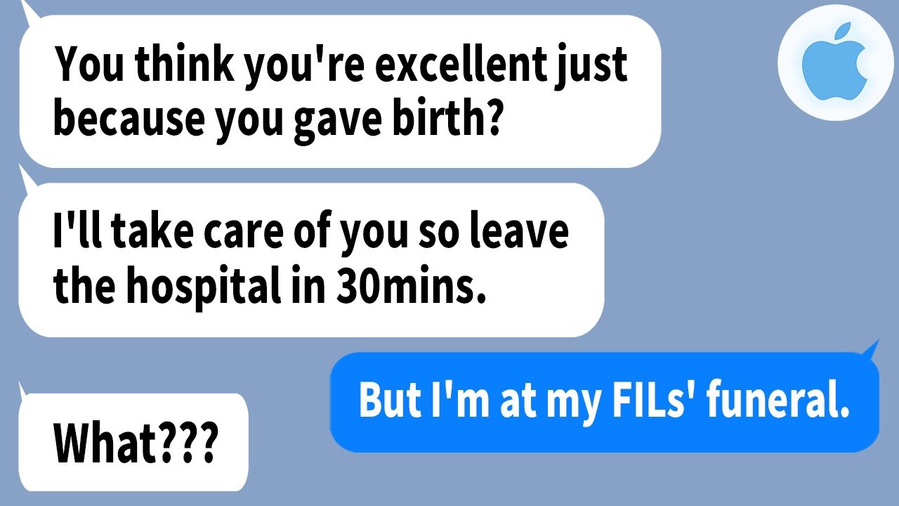 【Apple】My MIL called on the day of labor, telling me to leave the hospital in 30mins and will mov...