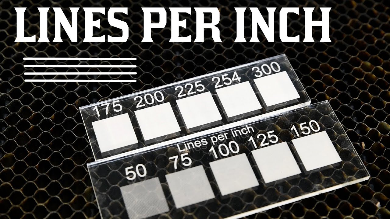 Laser Etching - Lines Per Inch DPI 🤯