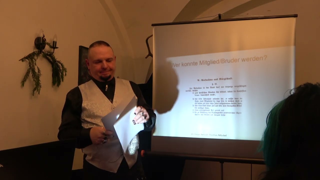 Die Geschichte der Freimaurerei im Erzgebirge (Vortrag zum WGT von B. Th. M&ouml;ckel)