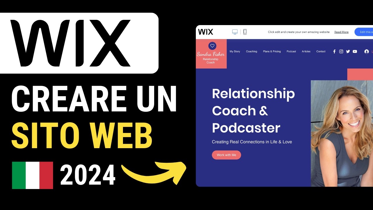 Come CREARE un SITO WEB con WIX  | TUTORIAL COMPLETO 2024