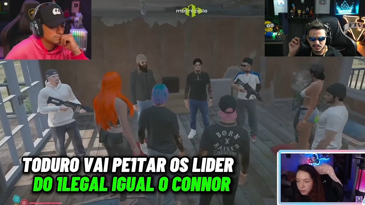 TODURO REAGINDO CONNOR NO MODO PSICO E DEIXANDO OS LIDER DO ILEGAL QUIETO