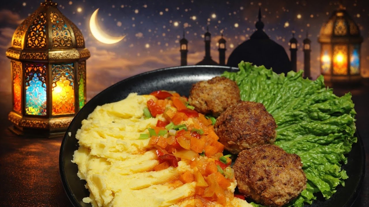 АУЫЗАШАРҒА ТОЙЫМДЫ ДӘМДІ ТАҒАМ. САМЫЙ ВКУСНЫЙ СЫТНЫЙ УЖИН НА ИФТАР #ramadan2026 #пюрескотлетом #рек 