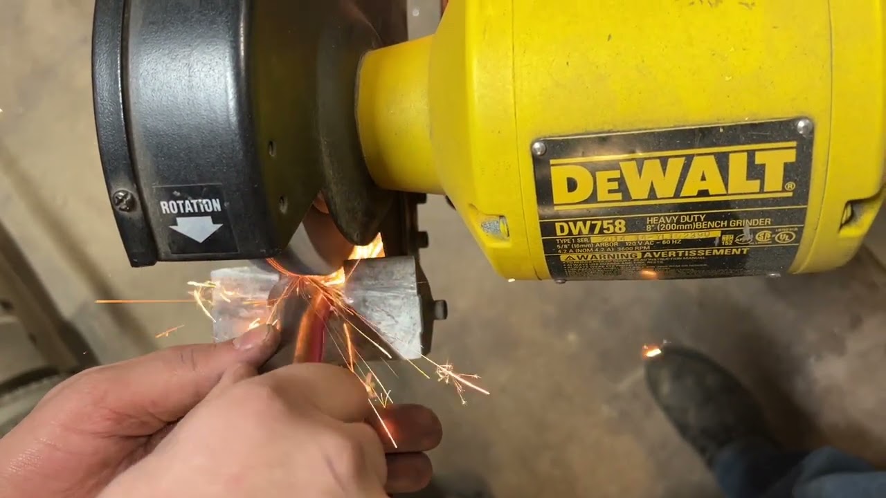 How to hand sharpen a CENTER punch to 90 degrees