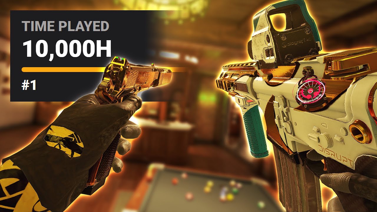 What 10,000 hours of Rainbow Six Siege looks like...