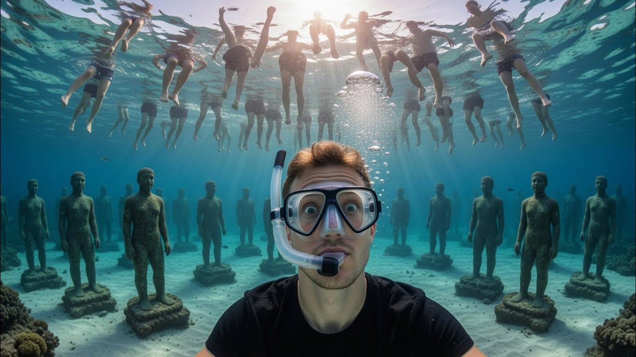 Мы посетили знаменитые подводные статуи на островах Гили 🗿😳🌊 | Индонезия 🇮🇩