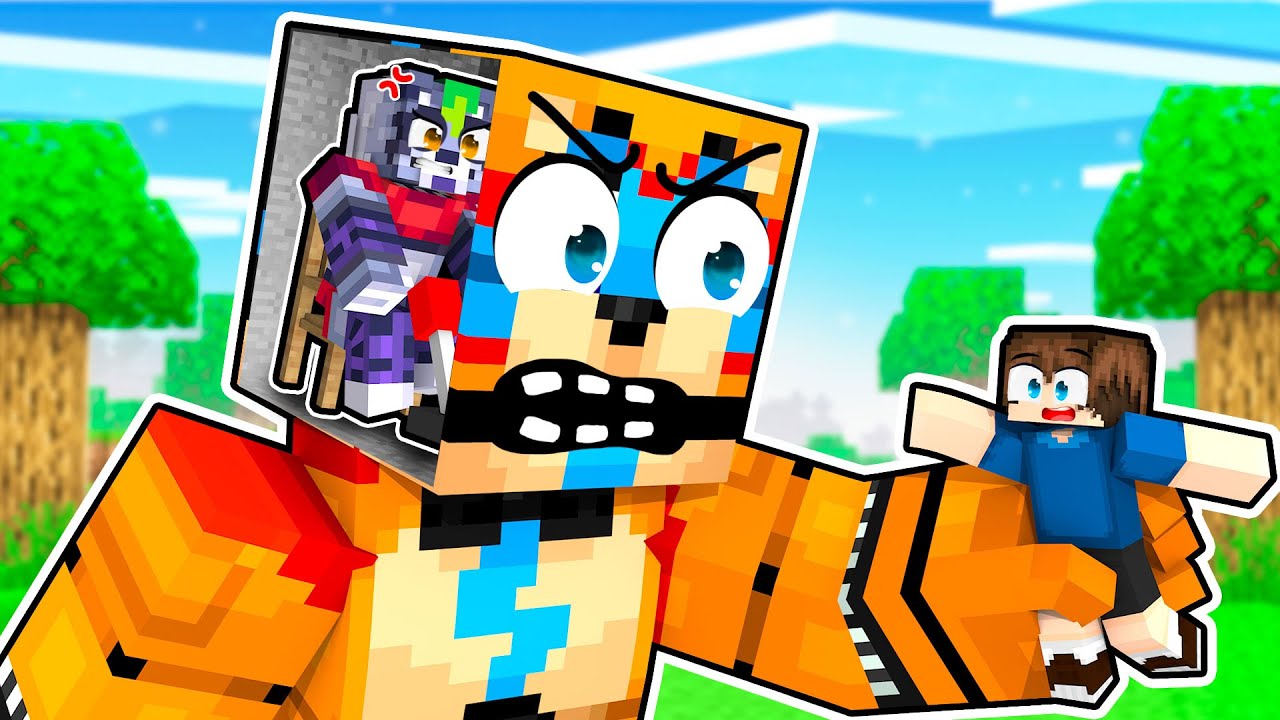 MIND CONTROLLING Glamrock Freddy in Minecraft