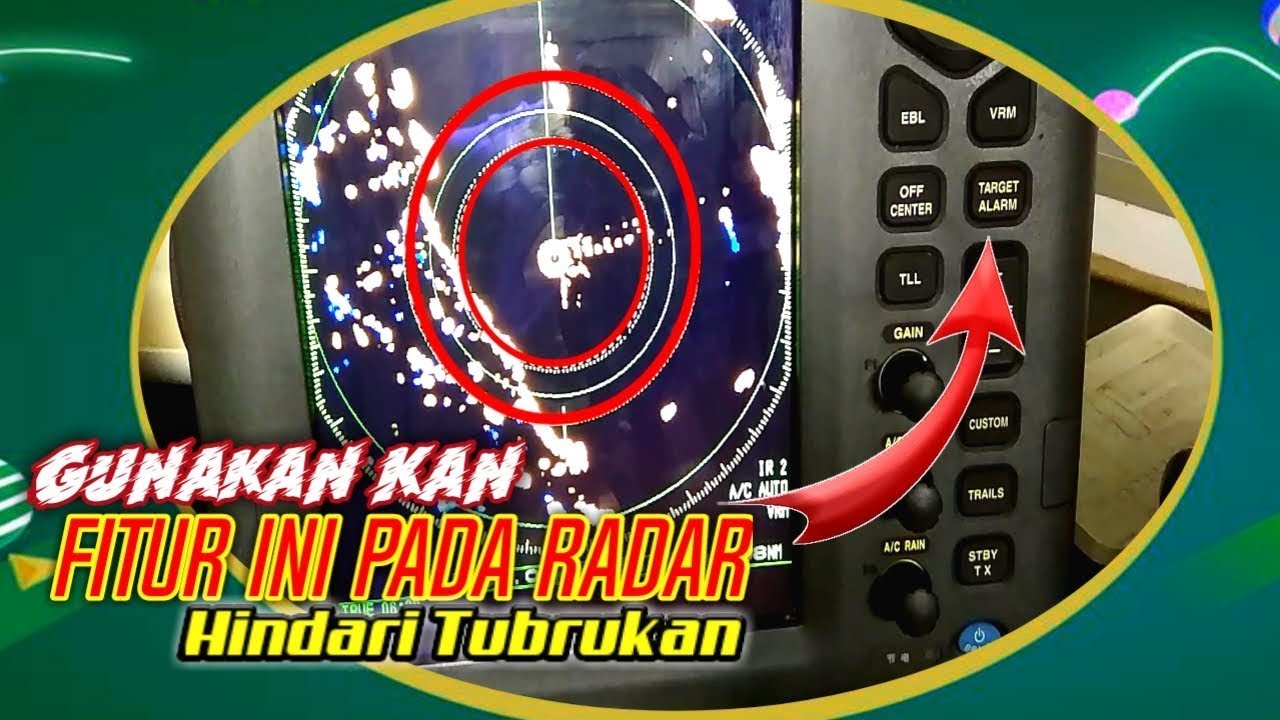 Cara membuat Target Alarm di Radar Furuno | kerja kapal