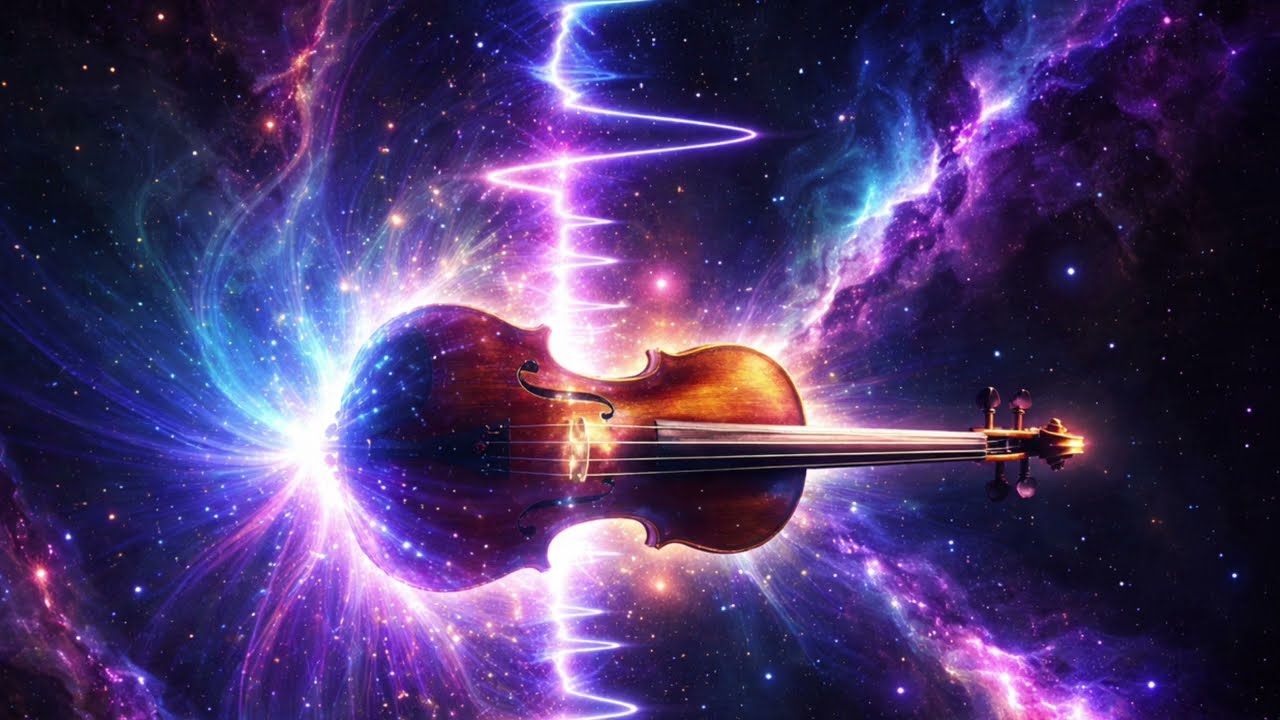 Cosmic Violin Pulse – Deep Space Ambient Piano for Studying