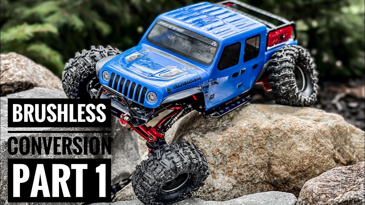 Бесщёточный SCX24 Jeep Gladiator — Часть 1 — Установка и тестирование регулятора скорости Furitek...