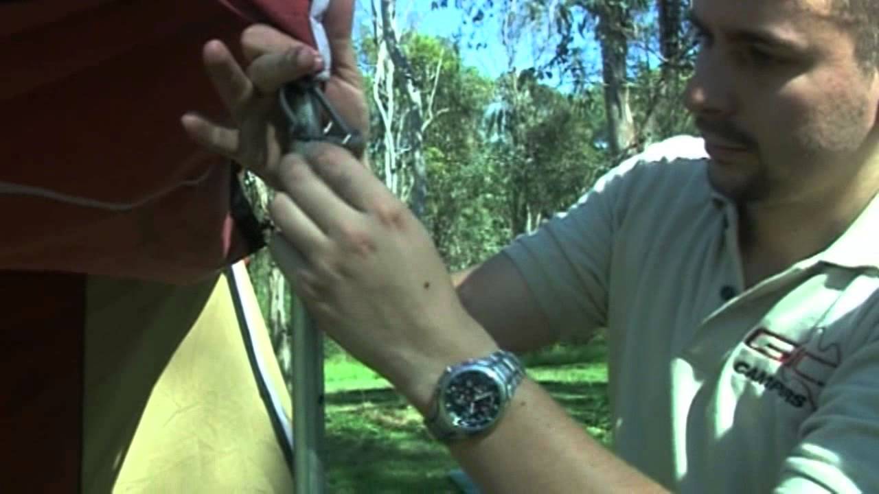 GIC off road camper trailer 2010 model demo set up and pack away