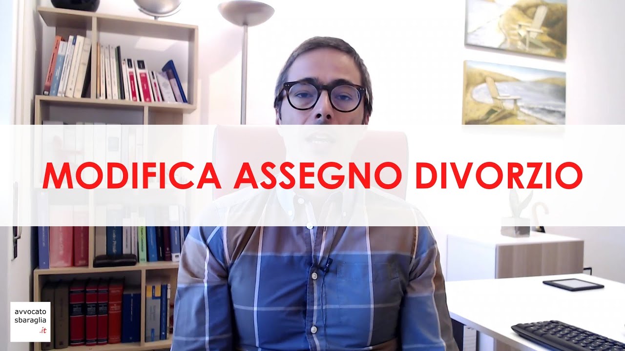 La revisione dell'assegno divorzile