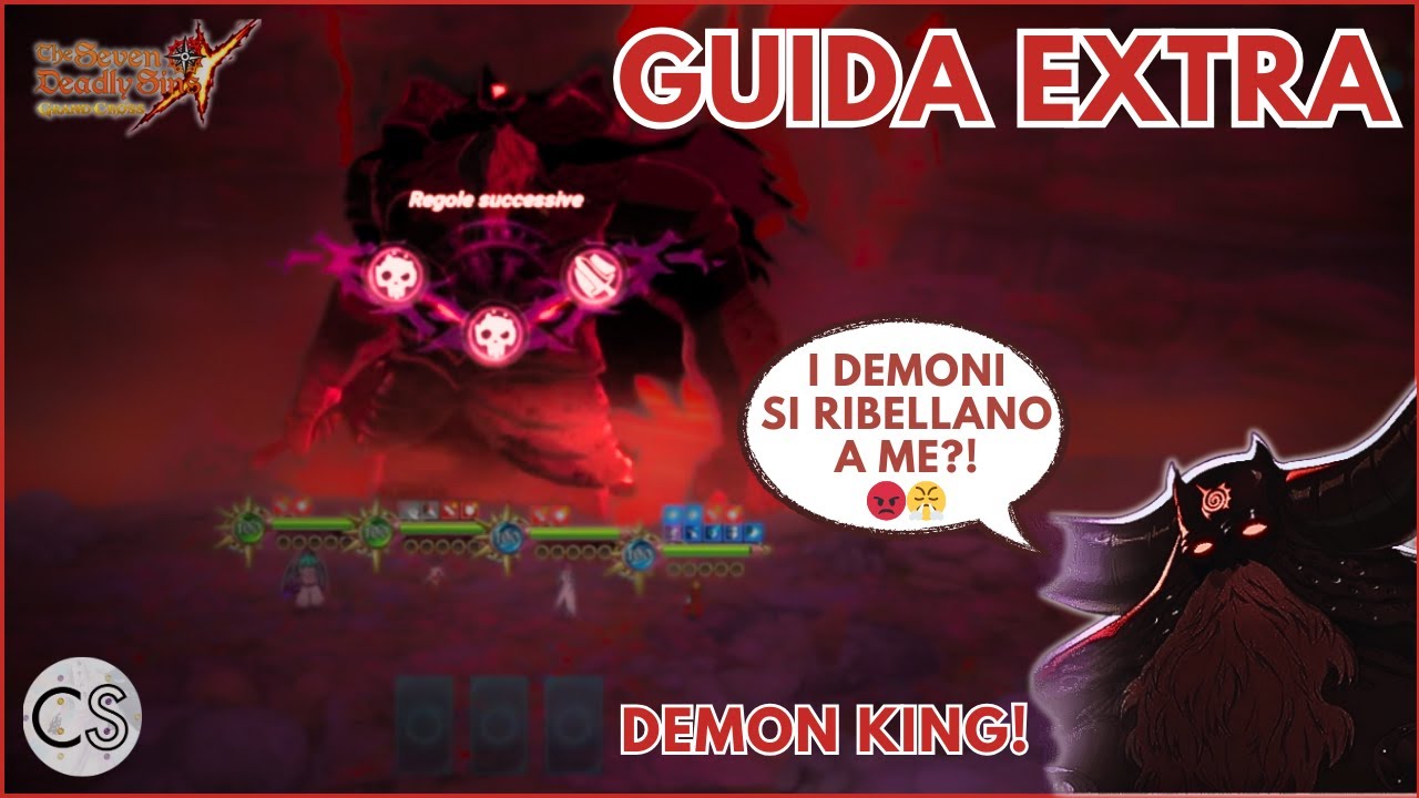 🔥GUIDA: EXTRA/DEMON KING😈 - BEST TEAM FARMING😱?! | The Seven Deadly Sins Grand Cross ITA