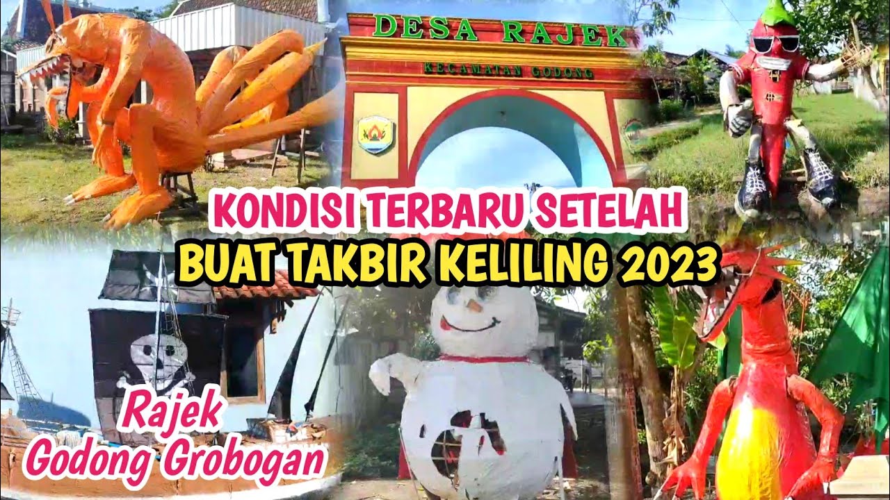 Seperti Inilah Kondisi Berbagai Macam Karakter Arak-arakan Setelah Buat Takbir Keliling 2023