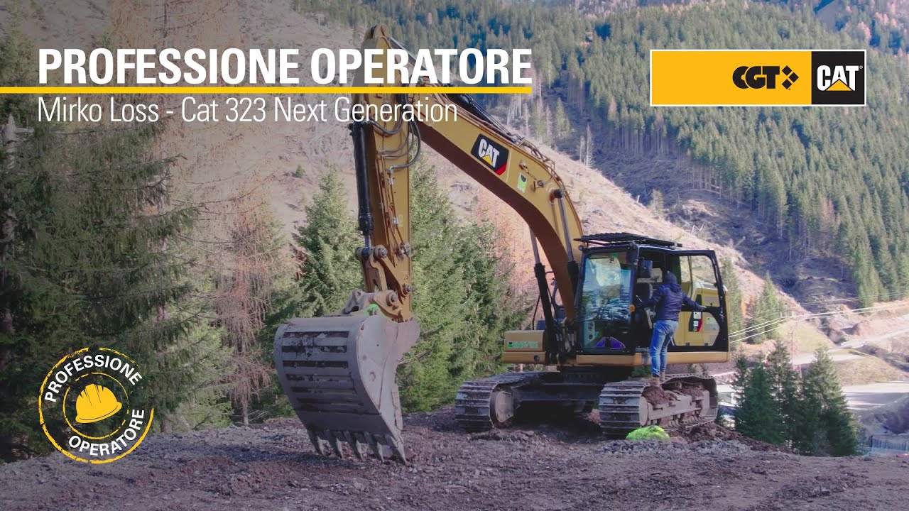 Professione operatore: Mirko Loss - Escavatore Cat 323 Next Generation