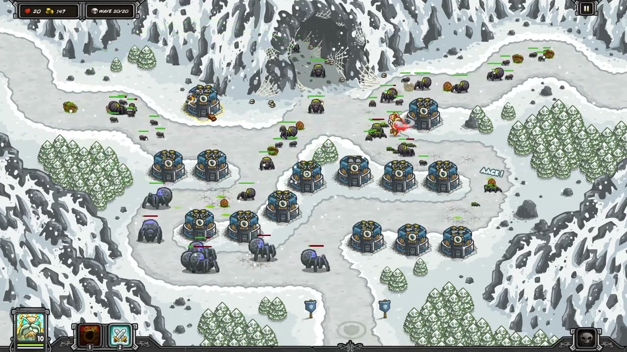 Kingdom Rush Special Request - Sarelgaz's Lair Campaign - Musketeers Only