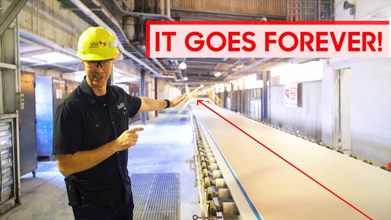 Ever Wonder How USG Sheetrock® Brand Is Made?