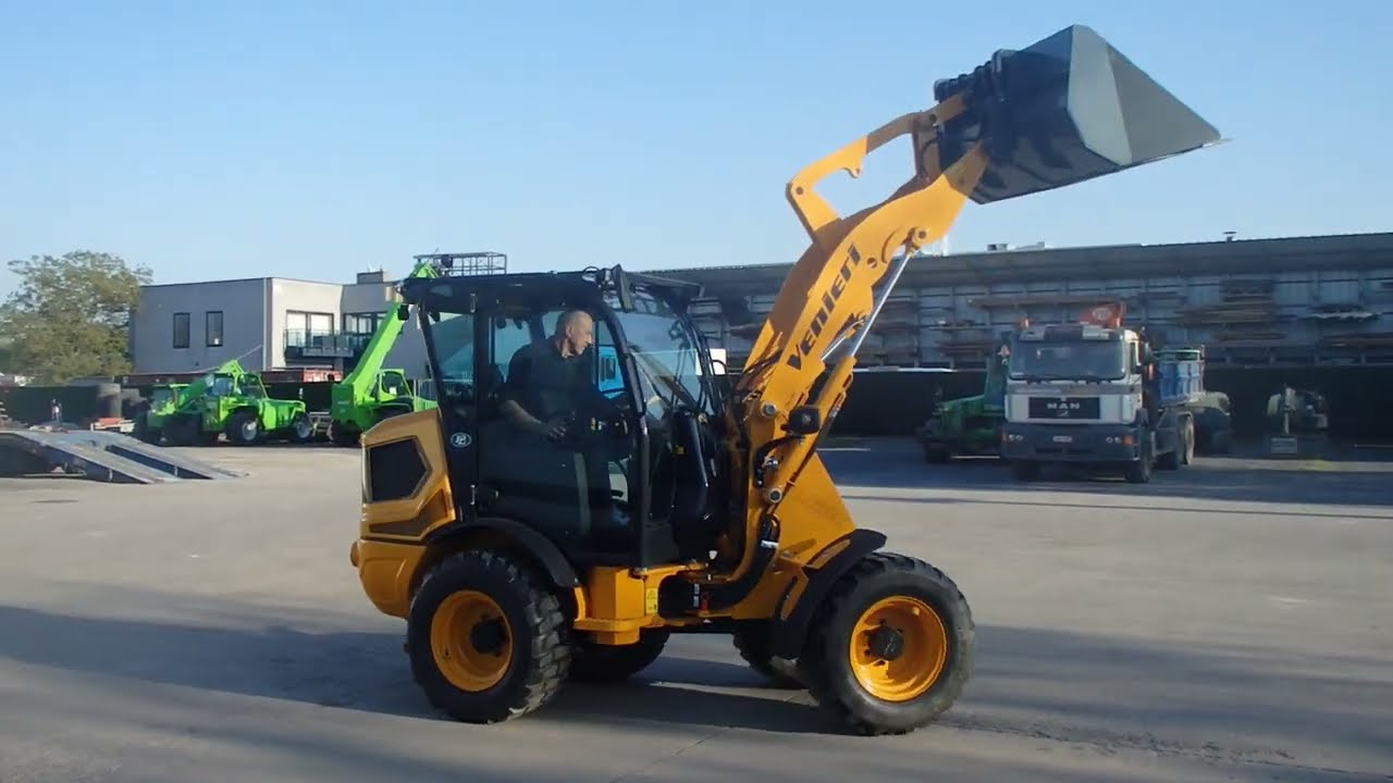 2018 Venieri 1.63c wheel loader test drive