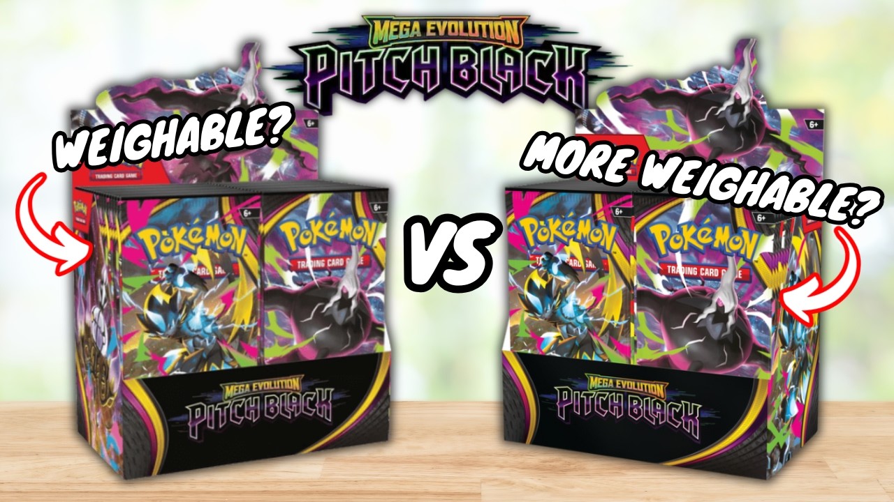 I Open And Weigh 2x Pitch Black Booster Boxes