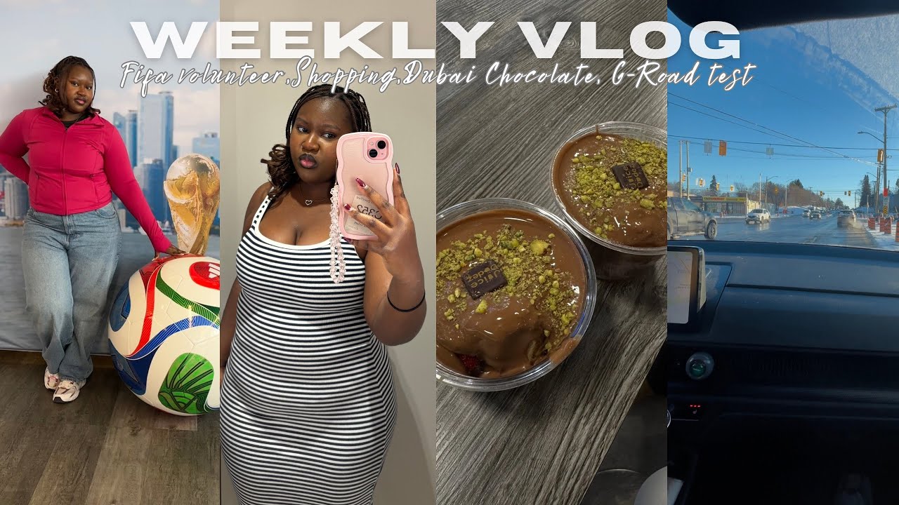 Weekly Vlog | FIFA tryouts, Shopping, my road test and trying Dubai Chocolate!!