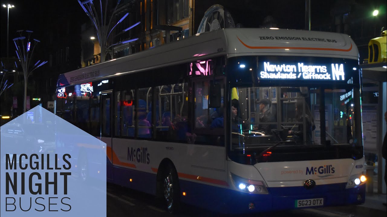 Glasgow’s newest night buses 25/08/23