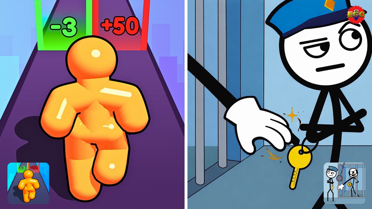 Thief puzzle vs Tall Man Run - Satisfying ASMR Gameplay | New Update (Android & iOS )